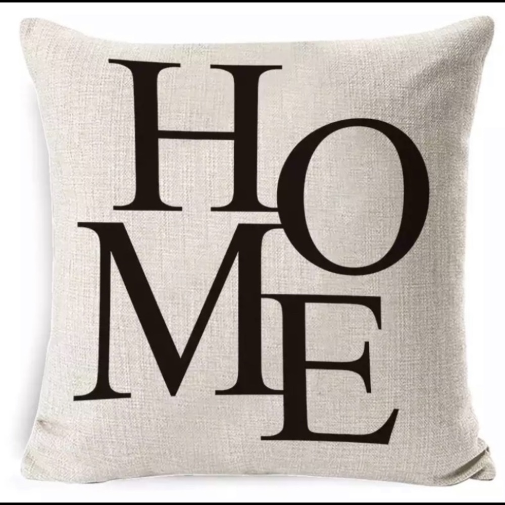 Decorative “HOME”🏠 Pillow Cover